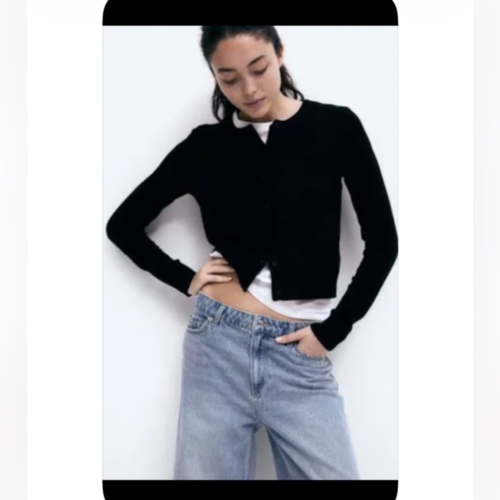 H&M Women's Black Cardigan Sweater